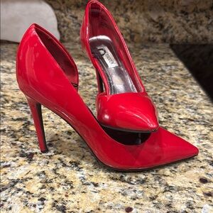 Steve Madden Red Stiletto Pump Heels